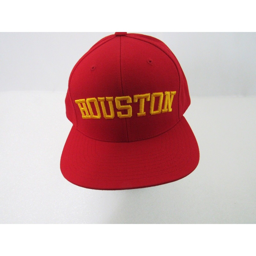 Houston Rockets NBA The Classic Snapback Hat Premium Goods Red- NEW‎